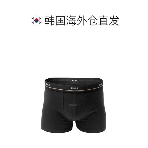 韩国直邮HUGO BOSS 五条装弹力棉质短裤，腰带带徽标（50531660-9 - 图1