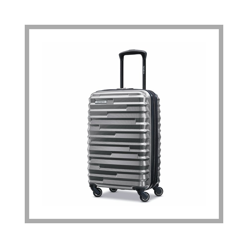 韩国直邮Samsonite 旅行箱 新秀丽拉链箱包 51cm (20) - 银色 - 图0