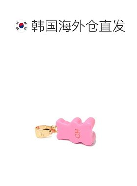 韩国直邮CRYSTAL HAZE 24ss 小熊吊坠 粉色怀旧小熊 cla ellewood