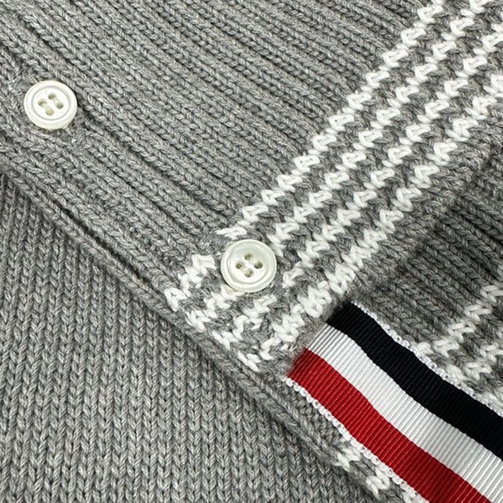 韩国直邮Thom Browne 衬衫 24SS 平纹布 缝线 套头衫 针织 FKA453 - 图2