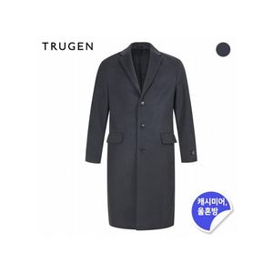 韩国直邮Trugen 毛呢大衣 [TRUGEN] 羊绒混纺 修身版型 贴身 长款