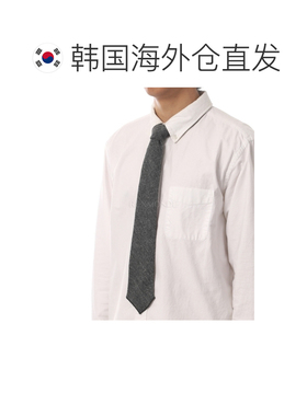韩国直邮Engineered Garments 领带 - 灰色涤纶羊毛人字纹 (26F1H