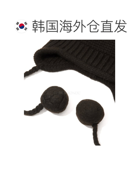 韩国直邮Miu Miu缪缪女款羊毛绒混纺帽子毛球毛线帽5HC324 2F8S