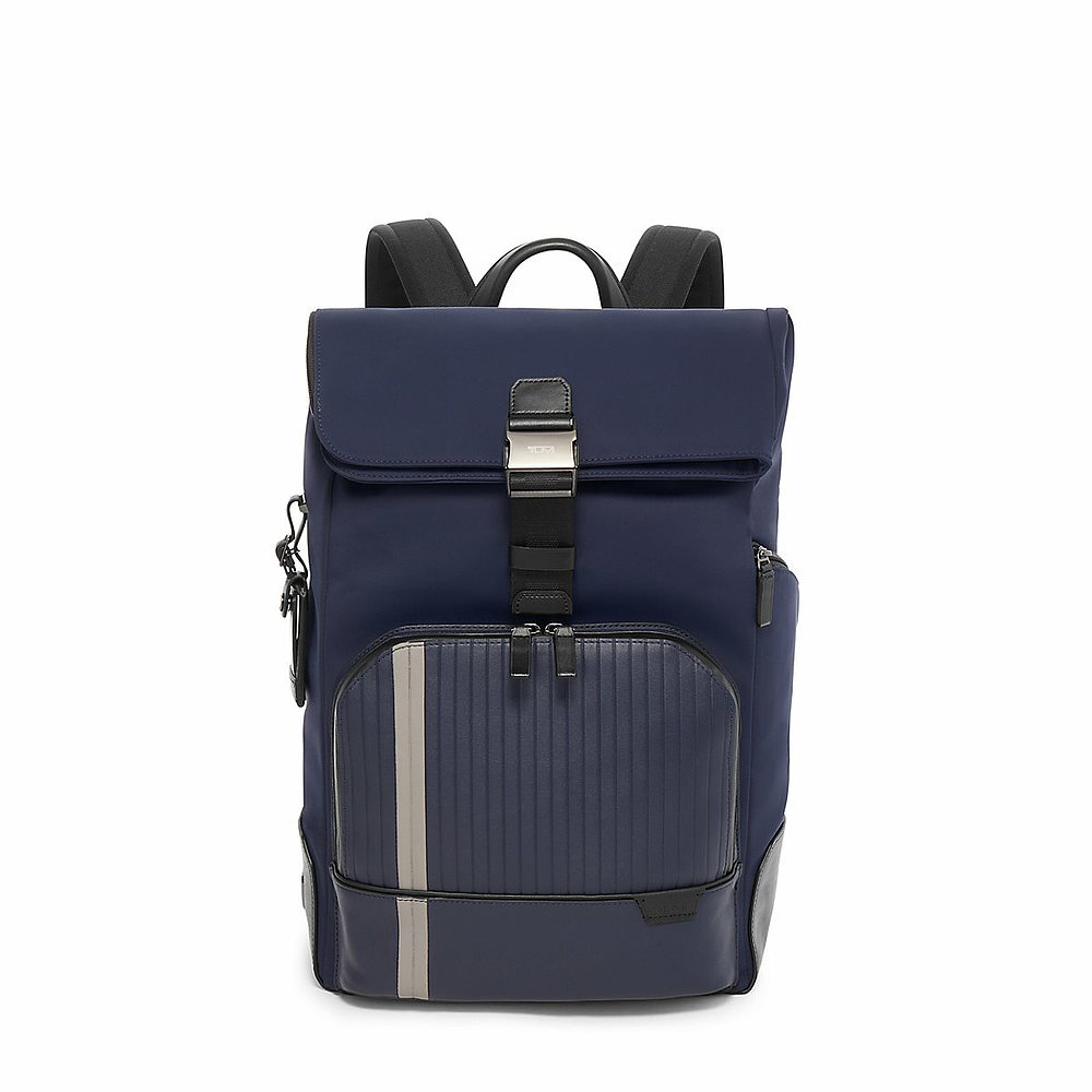 韩国直邮途明 TUMI HARRISON OSBORN ROLL TOP BACKPACK MIDNIGHT - 图2