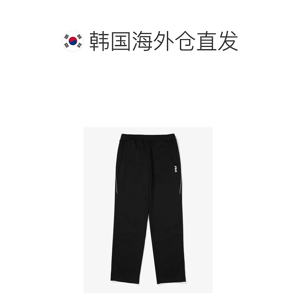 韩国直邮[FILA] M 弹力 拉绒 运动服裤子 FS2FPF4201M BLK DPU - 图1