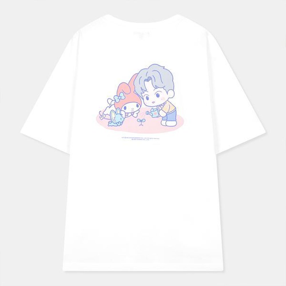 韩国直邮SPAO T恤 NCT X SANRIO 短袖T恤(粉红色)_SPRLC37U06 - 图2