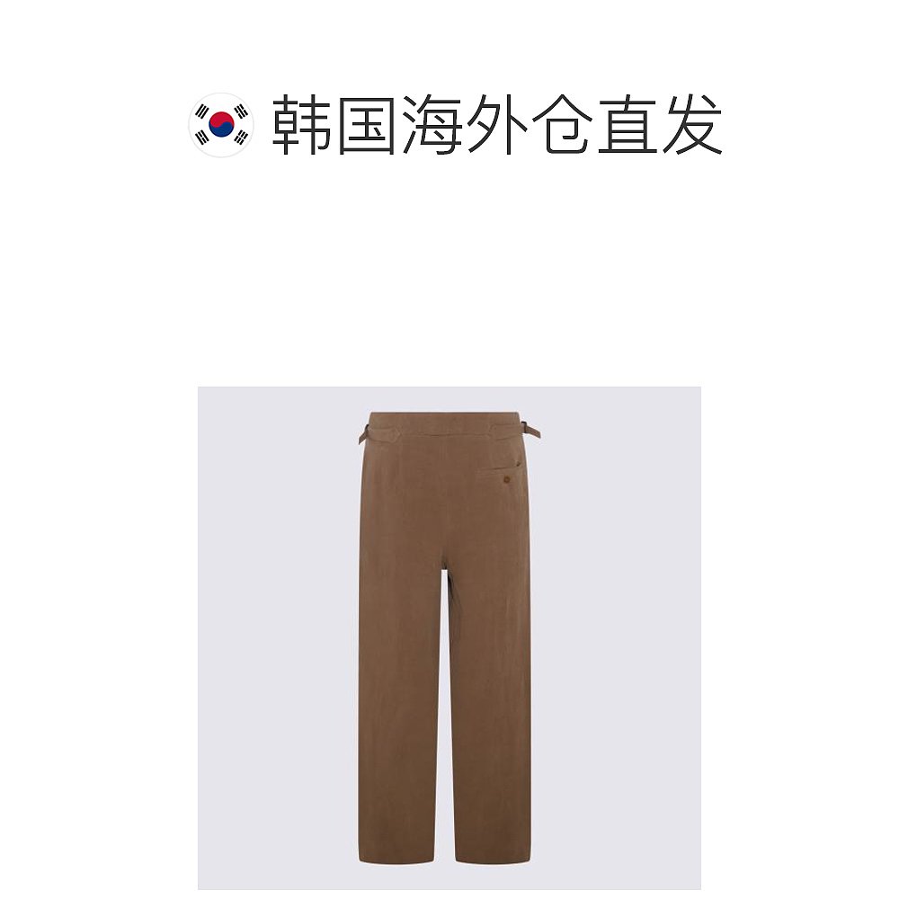 韩国直邮VIVIENNE WESTWOOD23SS直筒裤女3F010009Brown - 图1