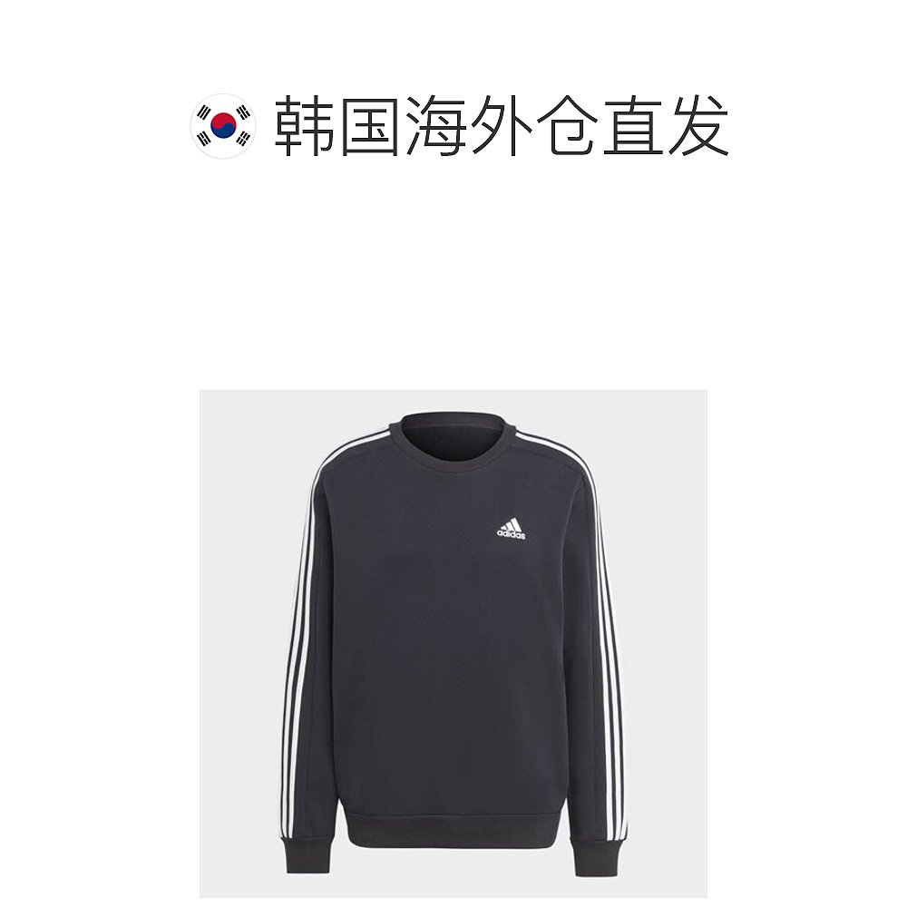 韩国直邮[Adidas] 长袖 3S 三线 绒布 SWEAT (起绒)_IB4027 - 图1