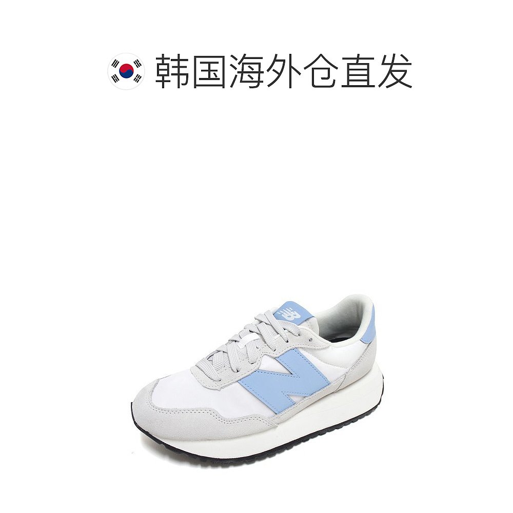 韩国直邮New Balance 跑步鞋 [New Balance] 237 白色蓝色 轻便鞋 - 图1