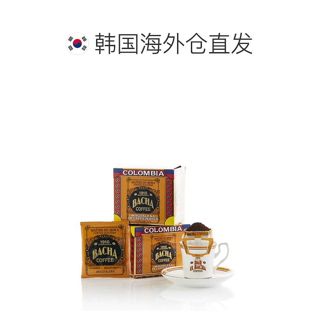 韩国直邮BACHA COFFEE 玛德莲娜脱因挂耳咖啡 12g*12 - 图1