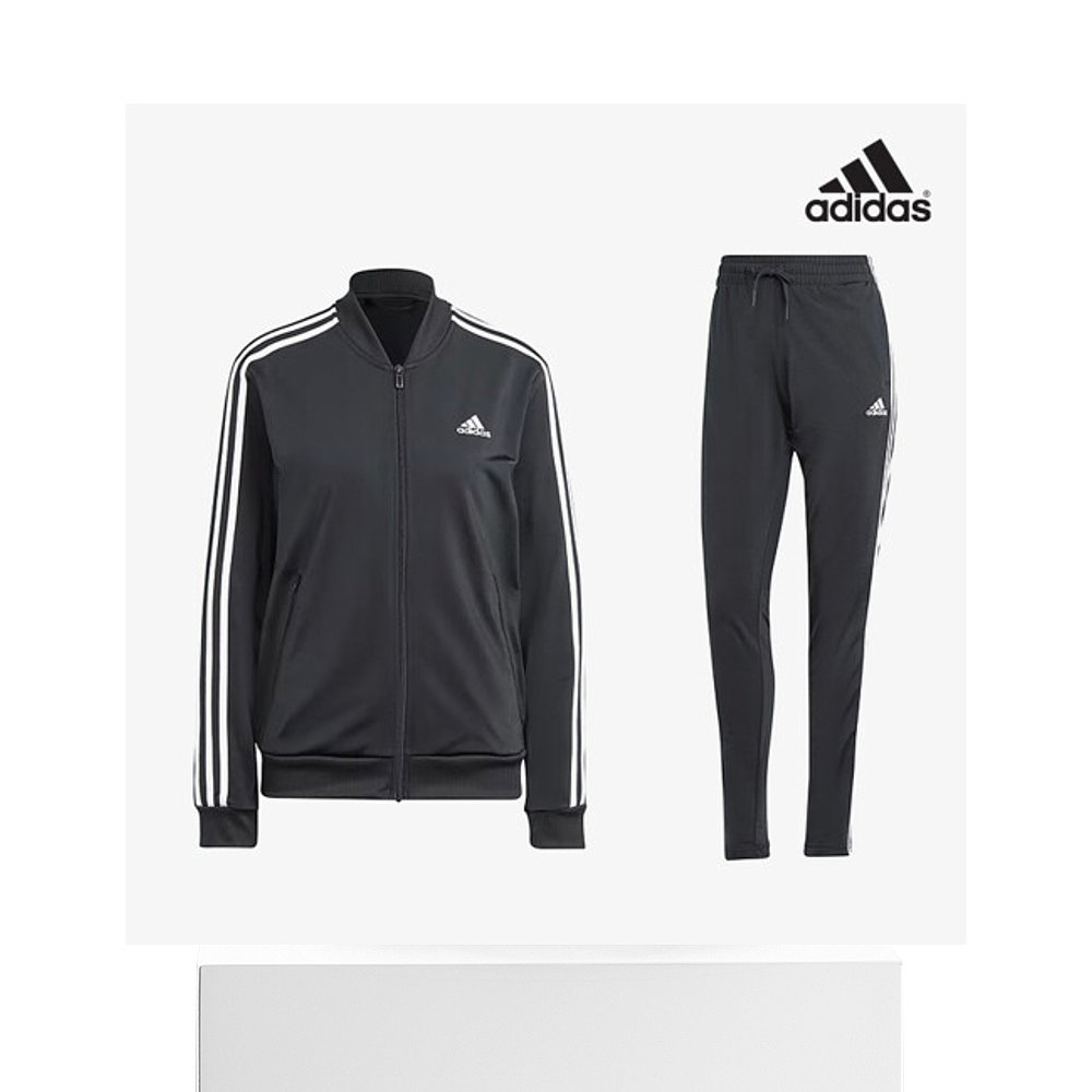 韩国直邮[Adidas]女士运动服套装三线宽松套装 IJ8781-图3