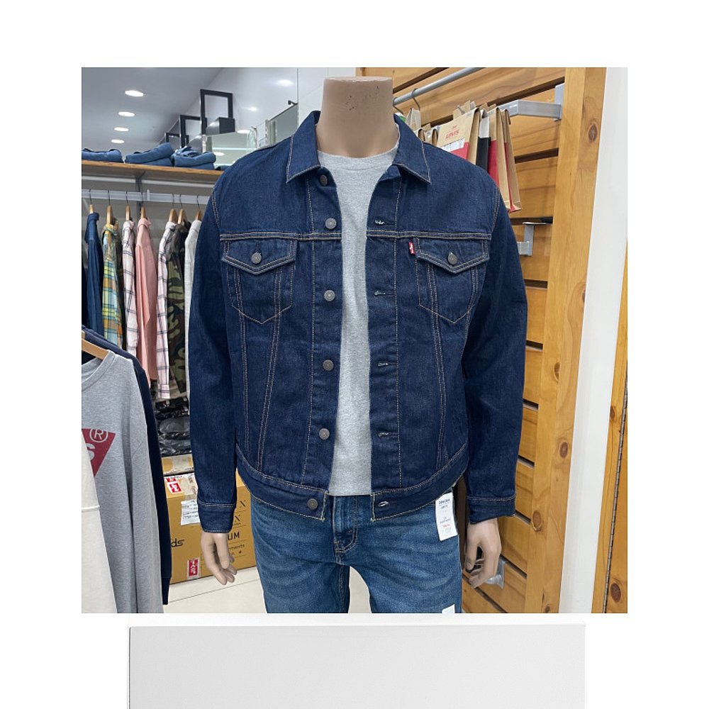 韩国直邮LEVIS夹克 Levis/Men/Denim/Trucker Jacket/72334-0557-图3