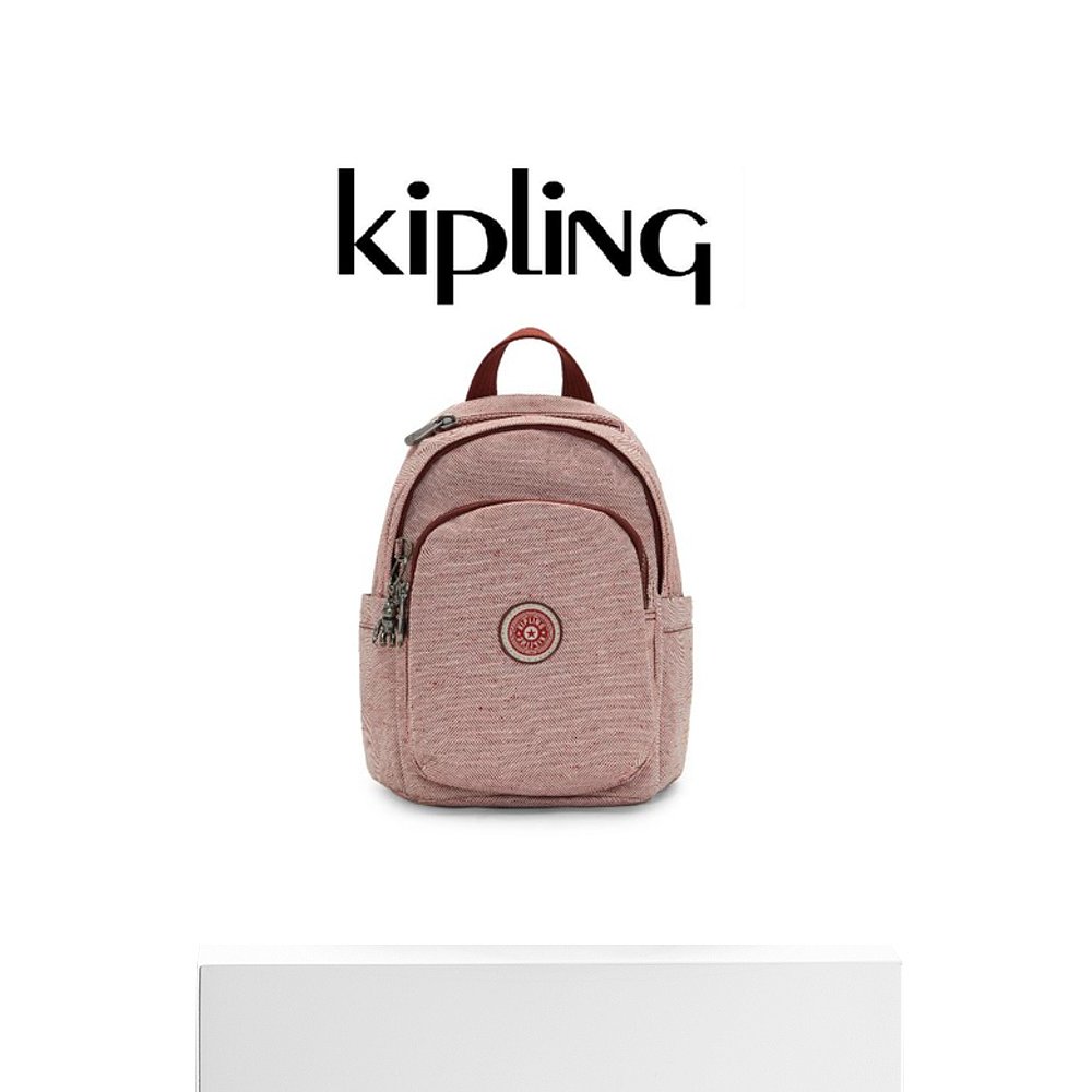 韩国直邮Kipling包包[KIPLING] KIPLING DELIA迷你 COGE红色-图3