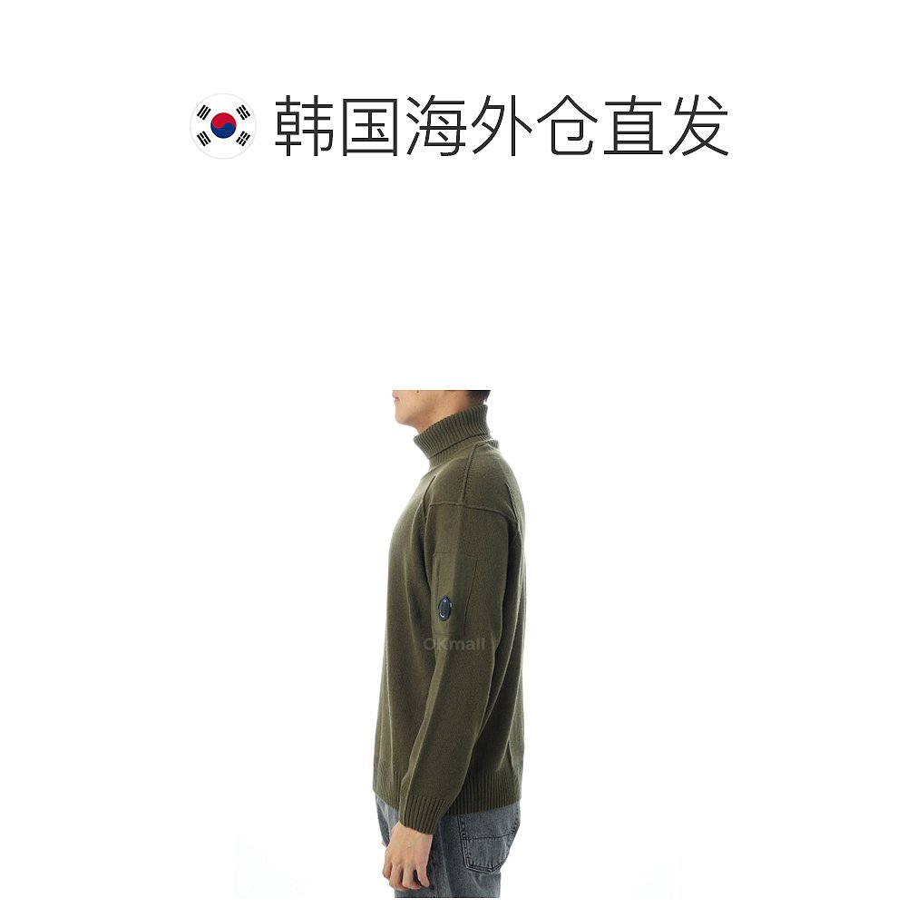 韩国直邮CP COMPANY 羔羊毛 GRS 高领毛衣 (19CMKN166A 110149A 6 - 图1