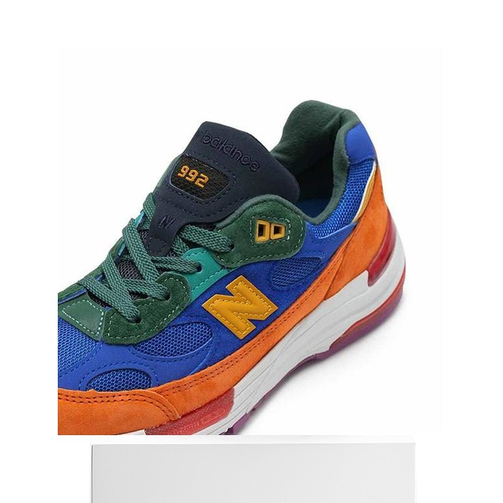 韩国直邮New Balance 跑步鞋 [New Balance] 992 橙色蓝色 M992MC - 图3