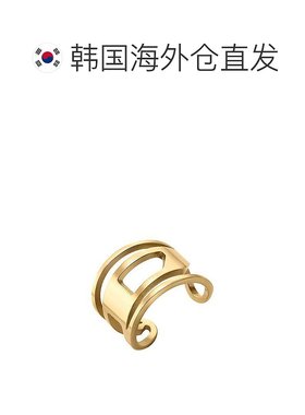 韩国直邮DIESEL [官方正品] DX1569710 椭圆形 D 标志开口戒指 14