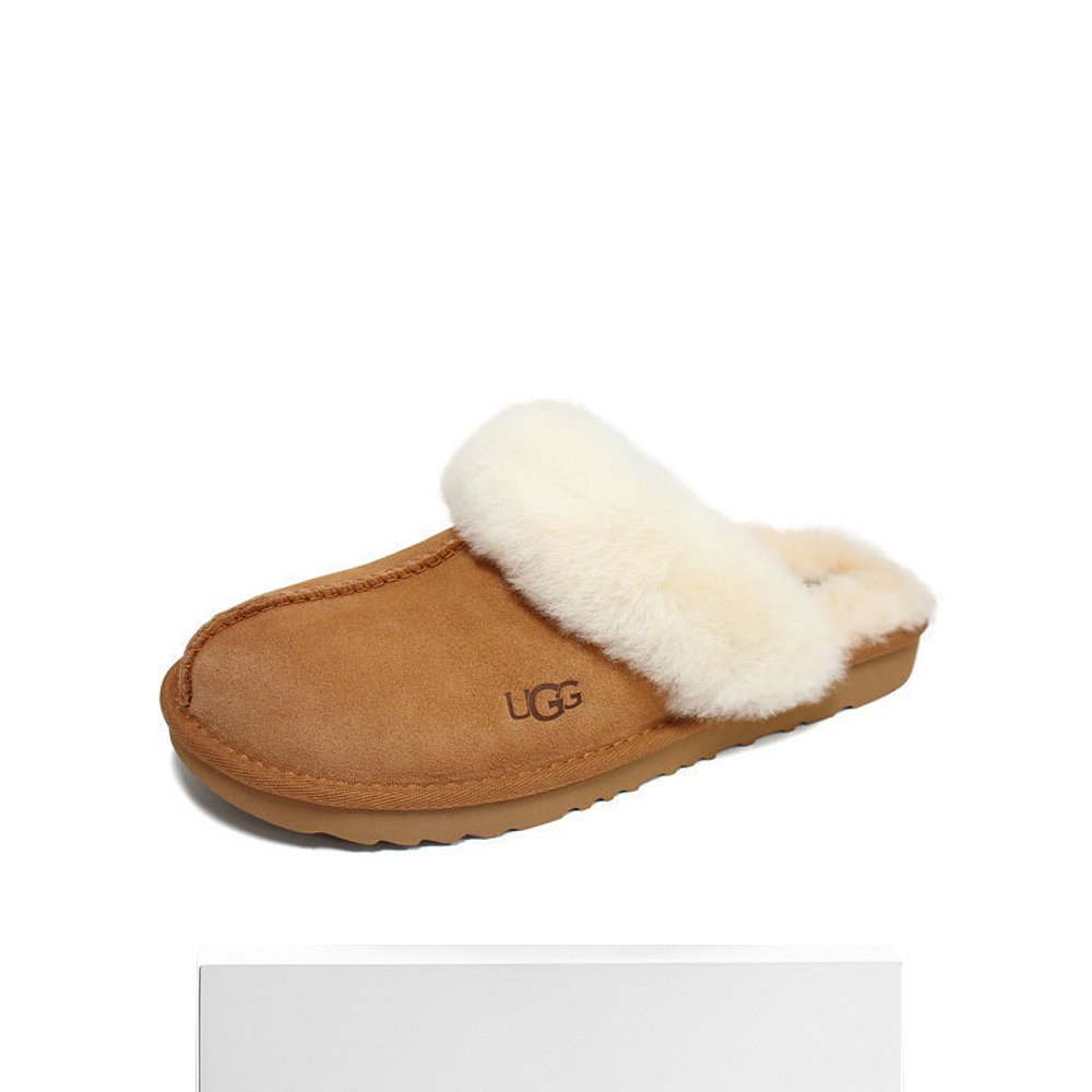 韩国直邮UGG 其他拖鞋 美國/UGG/UGG/女/毛拖鞋/抓毛/麂皮/101906 - 图3