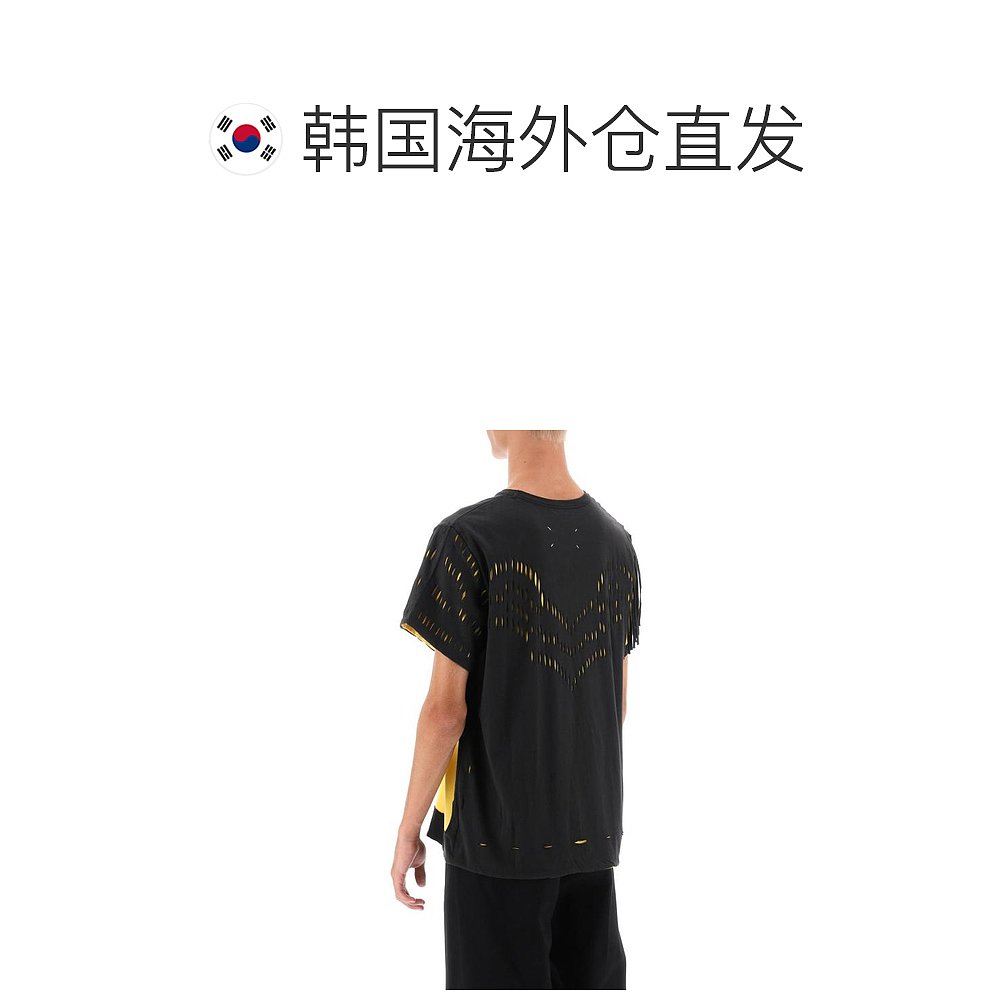 韩国直邮MAISON MARGIELA23FW短袖T恤男S67GC0030S24607MIXED COL - 图1