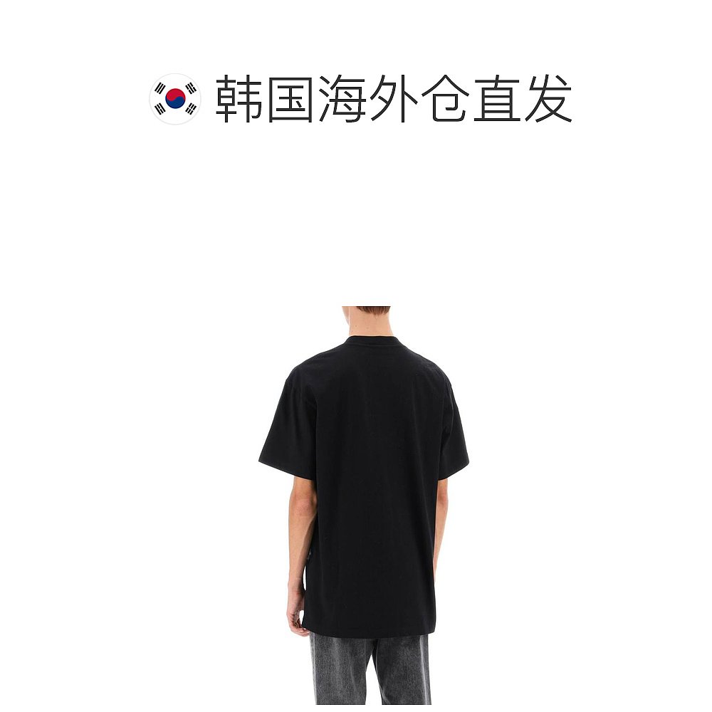 韩国直邮Y PROJECT23FW短袖T恤男TS79S25J38BLACK - 图1