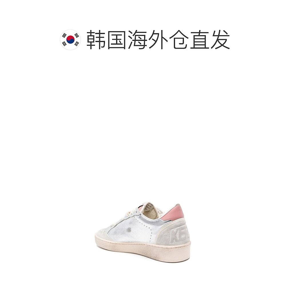 韩国直邮GOLDEN GOOSE24SS平板鞋女GWF00117F00537770289SILVER A - 图1