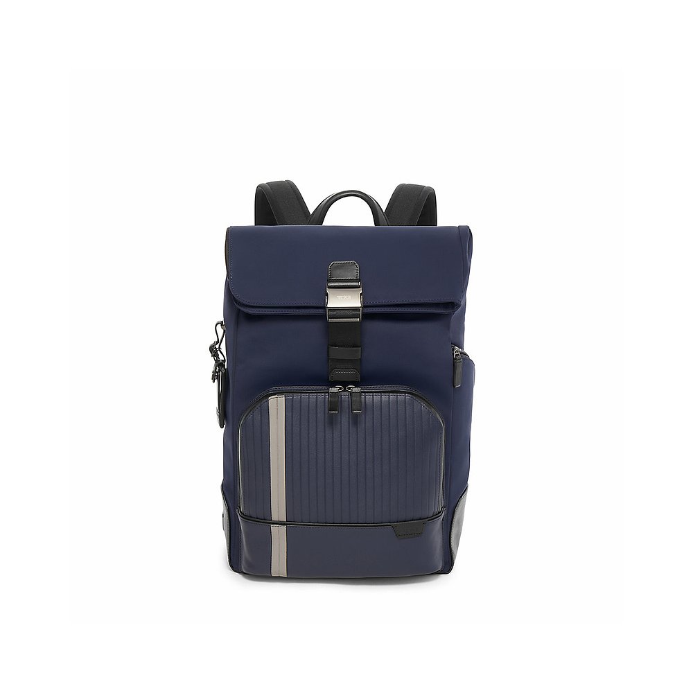 韩国直邮途明 TUMI HARRISON OSBORN ROLL TOP BACKPACK MIDNIGHT - 图0