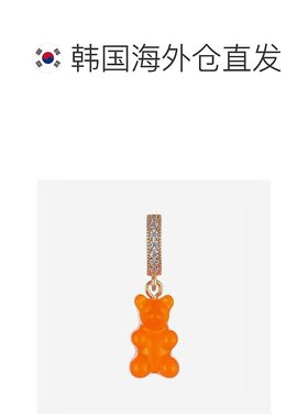韩国直邮CRYSTAL HAZE Crystal Haze Nostalgia Bear Pave 吊坠 F