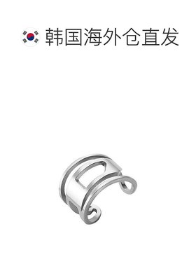 韩国直邮DIESEL [官方正品] DX1548040 椭圆形 D 标志开口戒指 14