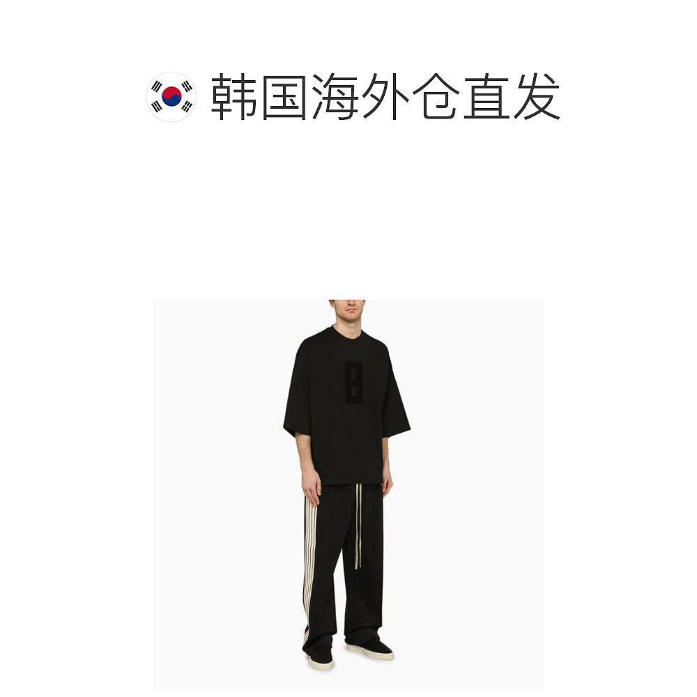 韩国直邮FEAR OF GOD24SS长袖T恤男FG850 2052VIS O FEARG 001BLA - 图1