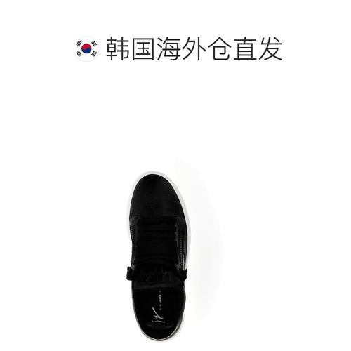 韩国直邮GIUSEPPE ZANOTTI23FW平板鞋男RU30029002WHITE BLACK-图1