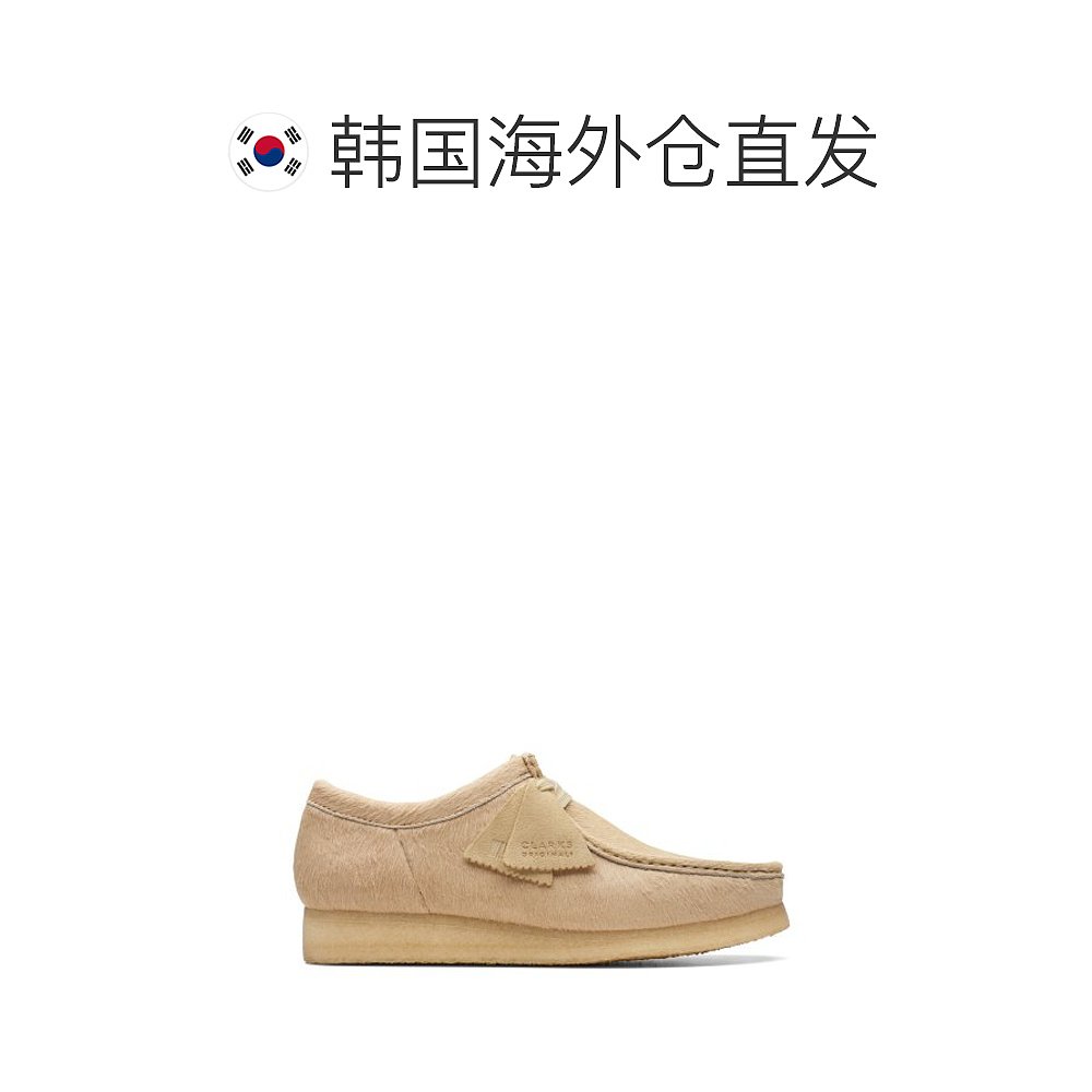 韩国直邮CLARKS 男士休闲皮鞋WALLABEE MAPLE HAIR ON 26173635 C - 图1