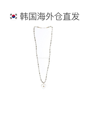 韩国直邮CELINE COEUR TRIOMPHE 丝绸、树脂和黄铜镀金项链 (461O