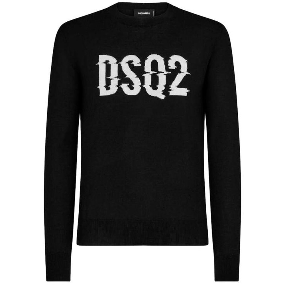 韩国直邮DSQUARED224SS长袖衬衫男S74HA1425 S18434 961BLACK - 图2