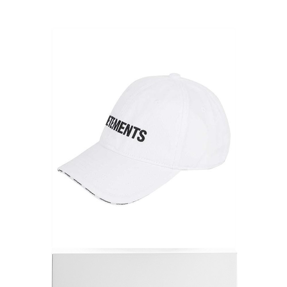 韩国直邮VETEMENTS22SS帽子女UE52CA100W1052 WHITE BLACKWHITE B-图3
