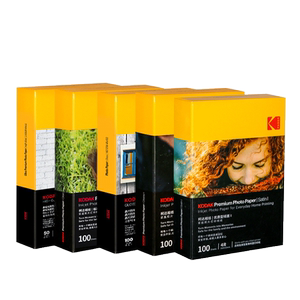 适用小米华为喷墨打印机照片纸6寸高光相纸绒面相纸防水RC相纸证件照用纸喷墨打印相片纸