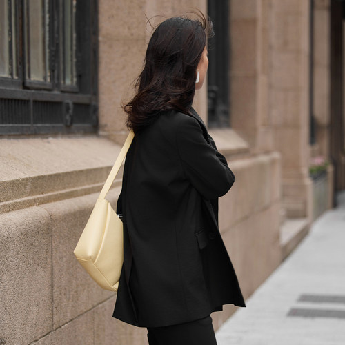 【播奥莱】播商场同款双排扣西装外套秋通勤简约西服女BDQ3XD0177 - 图2