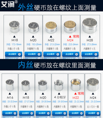 水龙头出水嘴起泡器滤嘴防溅过滤网嘴发泡器内芯节水器配件大全 - 图1