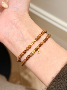 谷岚中式库克手串纯银钱币配饰