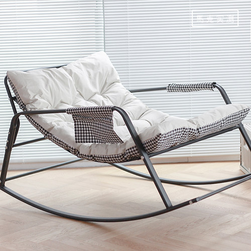 马克实测 懒人沙发摇摇椅双人午睡躺椅家用阳台客厅靠背休闲 AL-1 - 图3