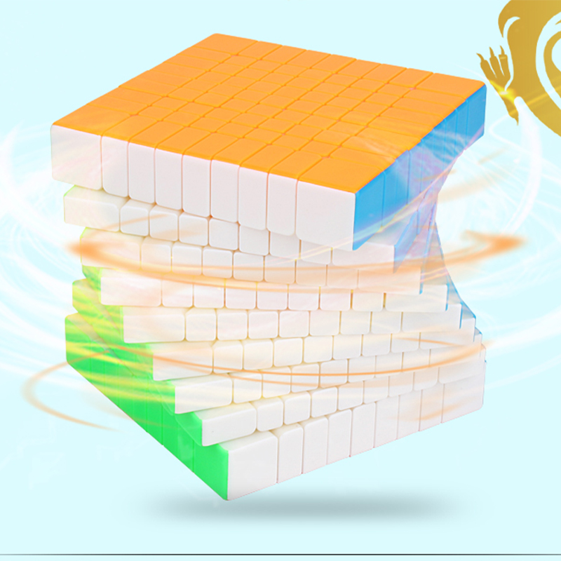 裕鑫科教黄龙九阶魔方9高难度解压儿童益智竞技玩具高阶比赛专用