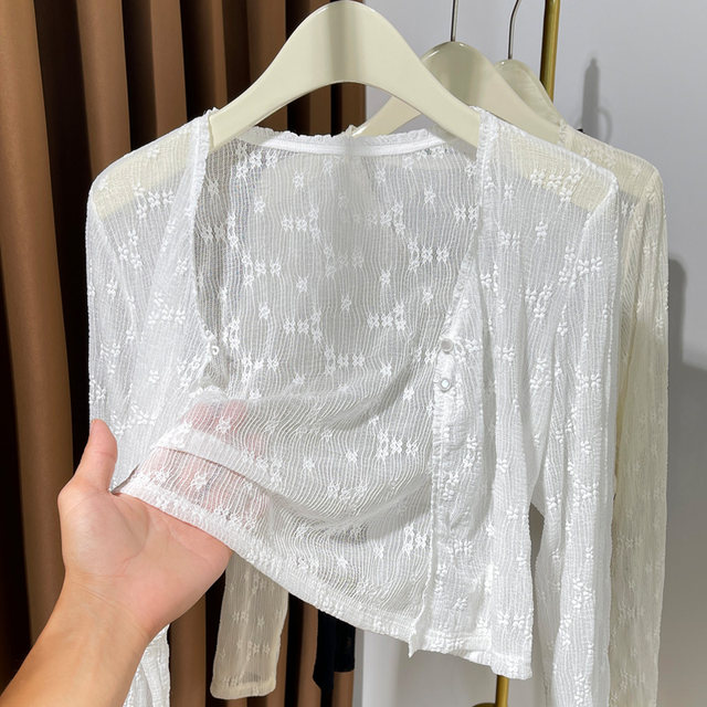 Wenxian commuter ຕາຫນ່າງ lace top