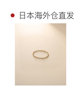 1h可退 日本直邮COCOSHNIK 女士 K10 细戒 螺旋链条设计 76761284