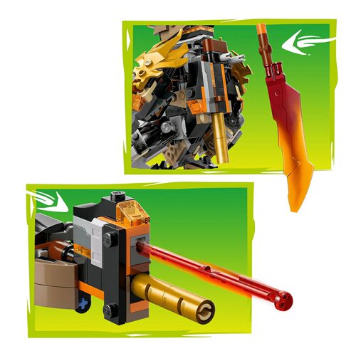 日本直邮LEGO 乐高幻影忍者寇的机械战甲套装71854玩具礼物适合78 - 图2