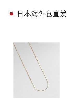 日潮跑腿Cocoshnik男女同款10K黄金锁骨链项链精致颈链