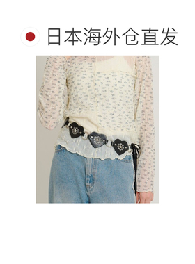 日本直邮W closet 女士 心形铆钉腰带 WCZ1061314【付后1h可退】