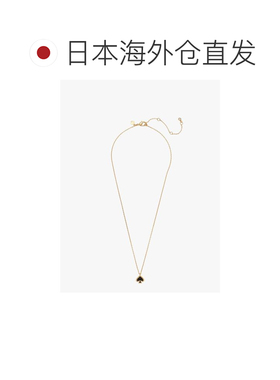 日本直邮kate spade new york迷你珐琅黑桃吊坠 K【付后1h可退】