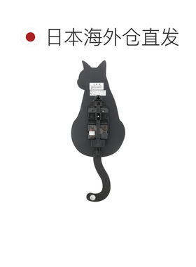 日本直邮NITORI 黑猫挂钟 宜得利