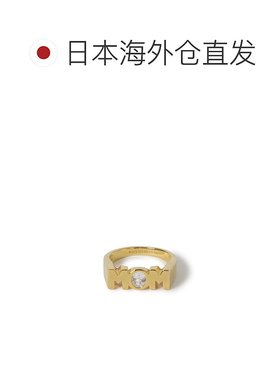 1h可退 日本直邮MARIA BLACK 女士 Mom Royal 戒指 黄K金镀层 立