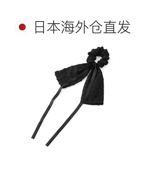 日本直邮ANE MONE 女士 波点透视丝绒质感长缎带发【付后1h可退】