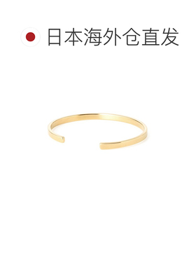 日本直邮Maison Margiela 手镯金色女士LOGO REFERENCE CUFF 4 毫