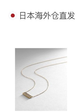 日潮跑腿COCOSHNIK 18K金 钻石随机密镶水平项链 43锁骨链